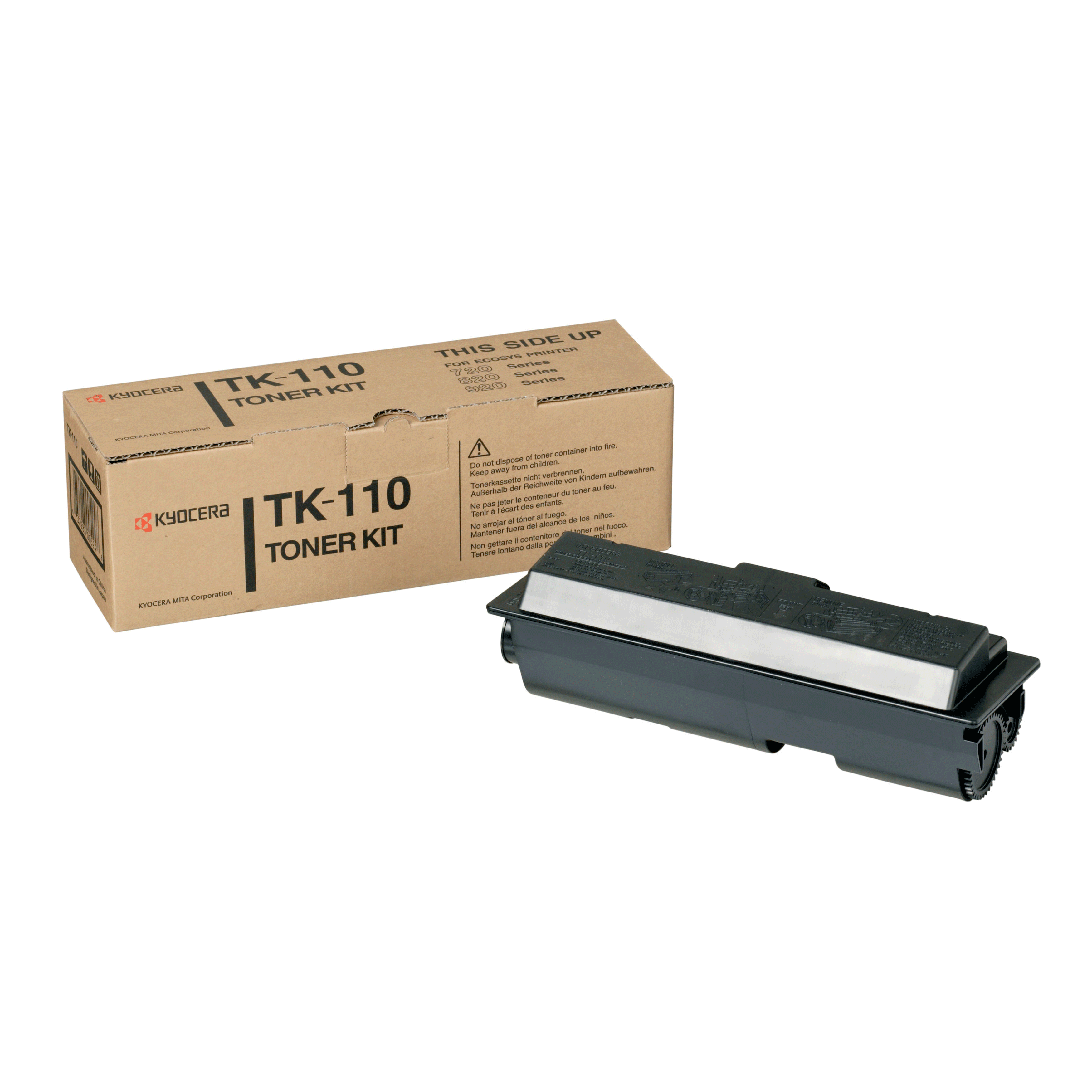 Kyocera TK 110 - Schwarz - Original - Tonerpatrone - für Kyocera FS-1016MFP, FS-1016MFP/KL3, FS-1116MFP; FS-720, 820, 820N, 920, 920N Kyocera TK 110 - Schwarz - Original - Tonerpatrone - für Kyocera FS-1016MFP, FS-1016MFP/KL3, FS-1116MFP; FS-720, 820, 820N, 920, 920N