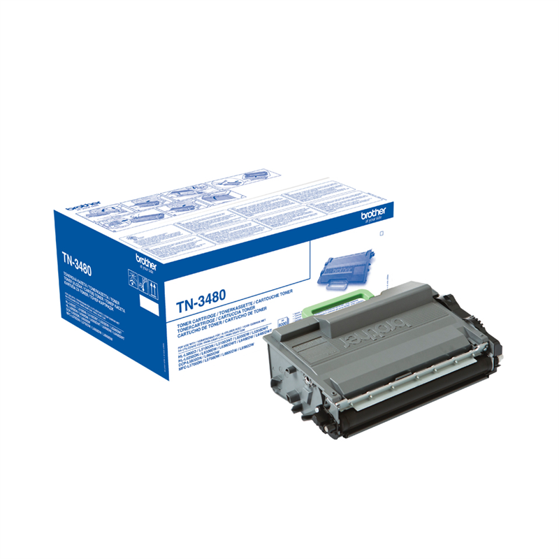 Brother TN3480 - Hohe Ergiebigkeit - Schwarz