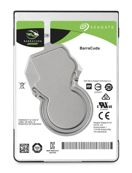 Seagate Guardian BarraCuda ST5000LM000 - Festplatte - 5 TB - intern - 2.5" (6.4 cm) - SATA 6Gb/s - 5400 rpm - Puffer: 128 MB