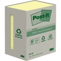 Post-it Haftnotiz Recycling Notes 653-1B 51x38mm ge 6St
