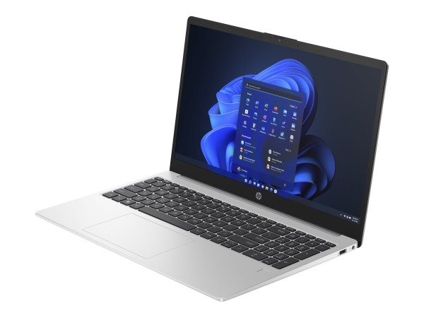 HP 250 G10 Notebook - Intel Core i5 1335U / 1.3 GHz - Win 11 Pro - Intel Iris Xe Grafikkarte - 8 GB RAM - 256 GB SSD NVMe - 39.6 cm (15.6") IPS 1920 x 1080 (Full HD) - 802.11a/b/g/n/ac/ax, Bluetooth 5.3 WLAN-Karte - Turbo Silber - kbd: Deutsch