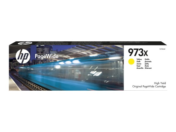 HP 973X - Hohe Ergiebigkeit - Gelb - Original - PageWide - Tintenpatrone - für PageWide Managed MFP P57750, P55250; PageWide Pro 452, 477