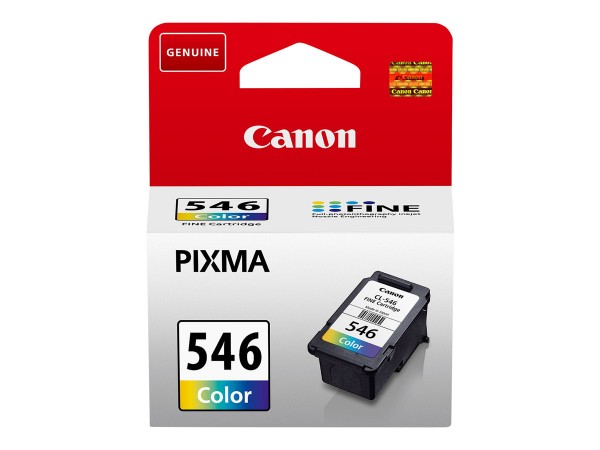 Canon CL-546 - 8 ml - Farbe (Cyan, Magenta, Gelb) - Original - Tintenpatrone - für PIXMA TR4550, TR4551, TS205, TS305, TS3350, TS3351, TS3352, TS3355, TS3450, TS3451, TS3452