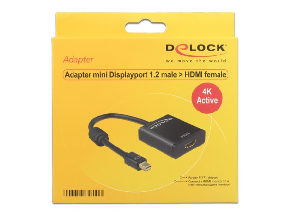 DeLOCK - Videokonverter - Parade PS171 - DisplayPort - HDMI - Schwarz - retail