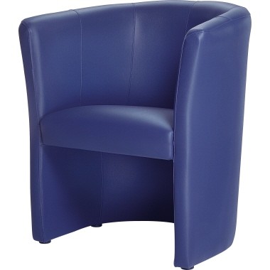 Sessel Kunstleder 690x770x630mm dunkelblau
