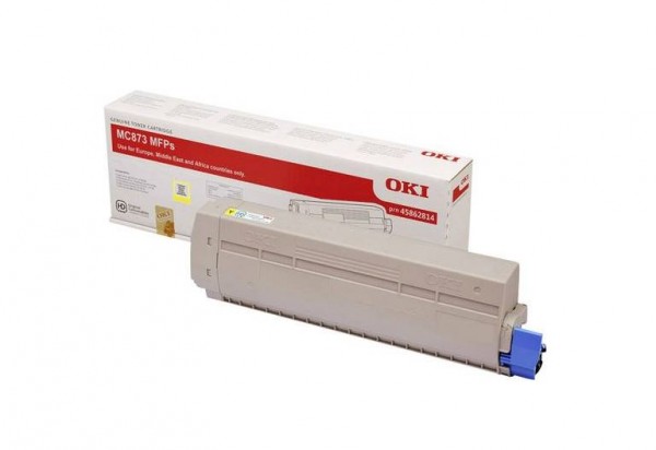 OKI - Gelb - Original - Tonerpatrone - für OKI MC873DN, MC873DNC, MC873DNCT, MC873DNV, MC873DNX, MC883dn, MC883dnct, MC883dnv