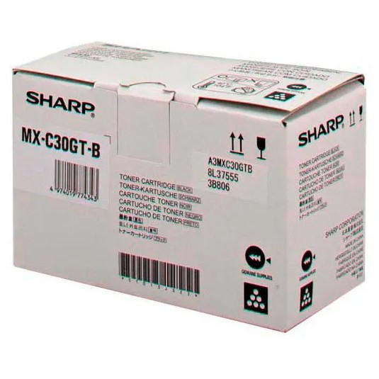 Sharp MX-C30GT-B - Schwarz - Original - Tonerpatrone - für Sharp MX-C250F, MX-C300W, MX-C301W