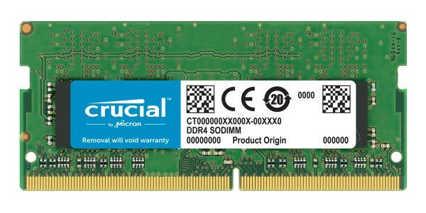 Crucial - DDR4 - Modul - 16 GB - SO DIMM 260-PIN - 2400 MHz / PC4-19200 - CL17 - 1.2 V - ungepuffert - non-ECC