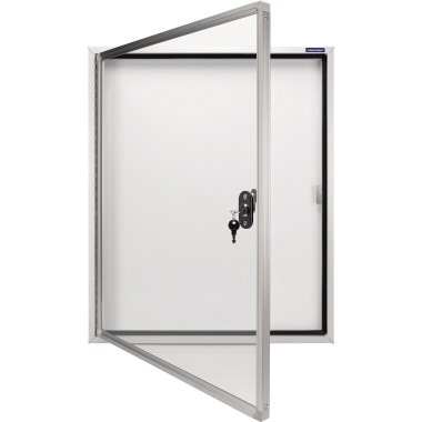 magnetoplan Schaukasten CC 1214100 90x79cm 6xDIN A4 Aluminium ws