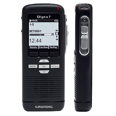 Grundig Handdiktiergerät Digta 7 PDM7020-12 Type 702 digital schwarz