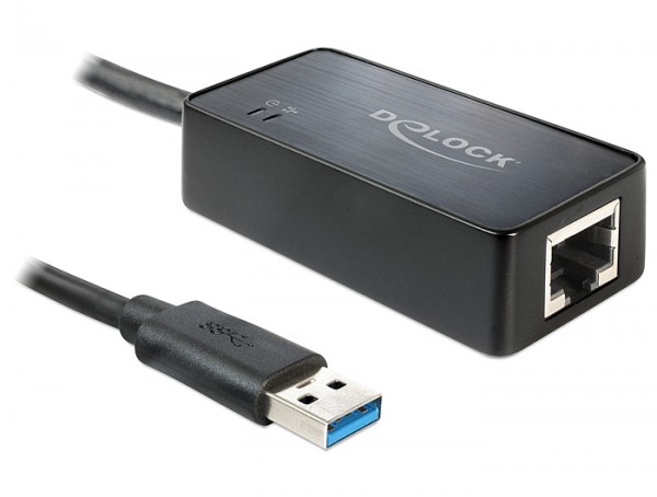 DeLock Adapter USB 3.0 > Gigabit LAN 10/100/1000 Mb/s - Netzwerkadapter - USB 3.0 - Gigabit Ethernet