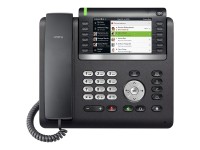 Unify OpenScape Desk Phone CP700X - VoIP-Telefon - mit Bluetooth-Schnittstelle - dreiweg Anruffunktion - SIP - Schwarz/Silber