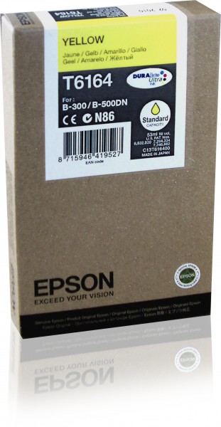 Epson T6164 - 53 ml - Gelb - original - Tintenpatrone - für B 300, 310N, 500DN, 510DN