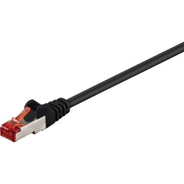 Goobay Netzwerkkabel 68694 Cat 6 10m schwarz