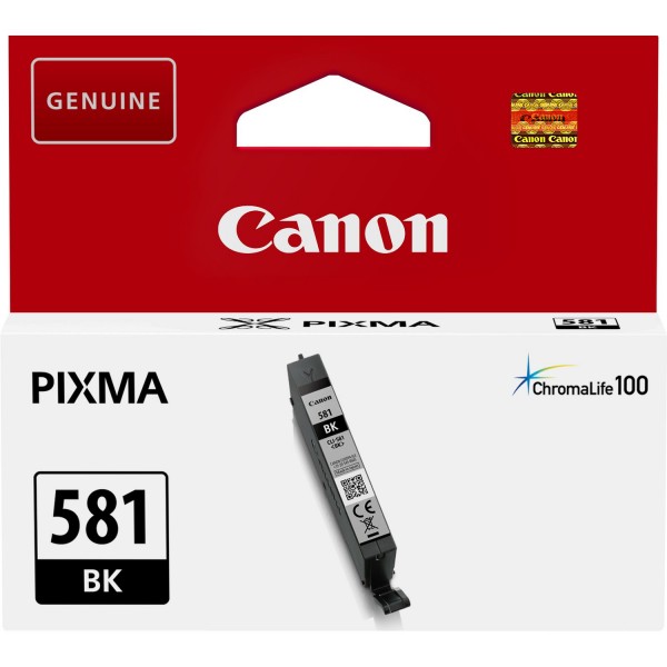 Canon CLI-581BK - 5.6 ml - Schwarz - Original - Tintenbehälter - für PIXMA TS6251, TS6350, TS6351, TS8251, TS8252, TS8350, TS8351, TS8352, TS9550, TS9551