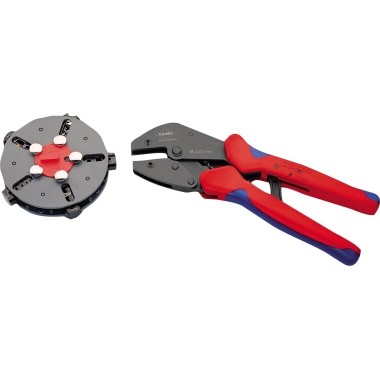 KNIPEX Crimpzange MultiCrimp 97 33 02 250mm 5Wechseleinsätze