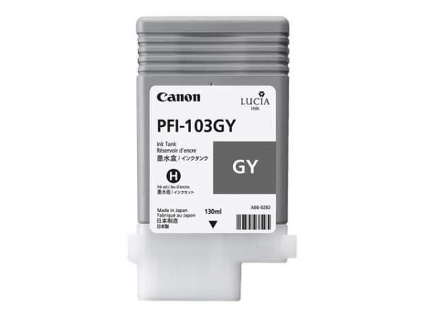 Canon PFI-103 GY - 130 ml - Grau - Original - Tintenbehälter - für imagePROGRAF iPF5100, iPF6100, iPF6200