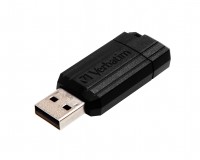 Verbatim PinStripe USB Drive - USB-Flash-Laufwerk - 16 GB - USB 2.0 - Schwarz