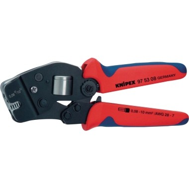 KNIPEX Crimpzange 97 53 08 190mm 0,08-10mm brüniert