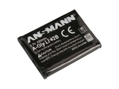 ANSMANN A-Oly Li 42 B - Kamerabatterie - Li-Ion - 650 mAh - für Olympus D-765; Stylus Tough TG-320, VG-165, 180; Stylus Smart D-770, VG-180