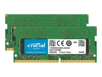 Crucial - DDR4 - kit - 32 GB: 2 x 16 GB - SO DIMM 260-PIN - 2400 MHz / PC4-19200 - CL17 - 1.2 V - ungepuffert - non-ECC
