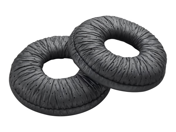 Poly - Ohrpolster für drahtloses Headset - Kunstleder - Schwarz (Packung mit 2)