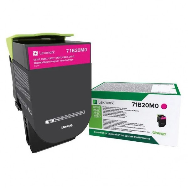 Lexmark X317 - Magenta - Original - Tonerpatrone LCCP, LRP - für Lexmark CS317dn, CS417dn, CS517de, CX317dn, CX417de