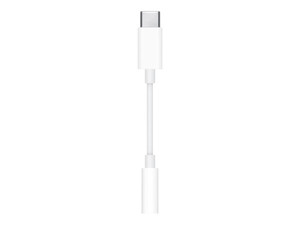 Apple USB-C to 3.5 mm Headphone Jack Adapter - Adapter USB-C auf Klinkenstecker - 24 pin USB-C männlich zu mini-phone stereo 3.5 mm weiblich - für 10.9-inch iPad Air (4th generation); 11-inch iPad Pro (1st generation, 2nd generation, 3rd generation); 12.9-inch iPad Pro (3rd generation, 4th generation, 5th generation); iPad mini (6th generation)