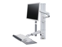 Ergotron LX Wall Mount System - Befestigungskit (Wandarm, Maushalterung, Tastaturarm,