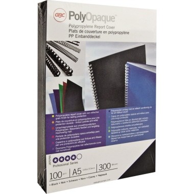 GBC Deckblatt PolyOpaque IB386817 DIN A4 PP weiß 100 St./Pack.