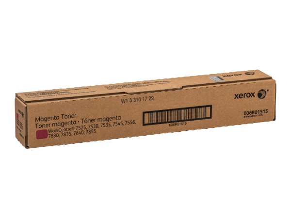 Xerox WorkCentre 7500 Series - Magenta - Original - Tonerpatrone Sold - für WorkCentre 7525/7530/7535, 7545/7556, 75XX, 7830/35, 7845/55, 78XX, 79XX, EC7836, EC7856
