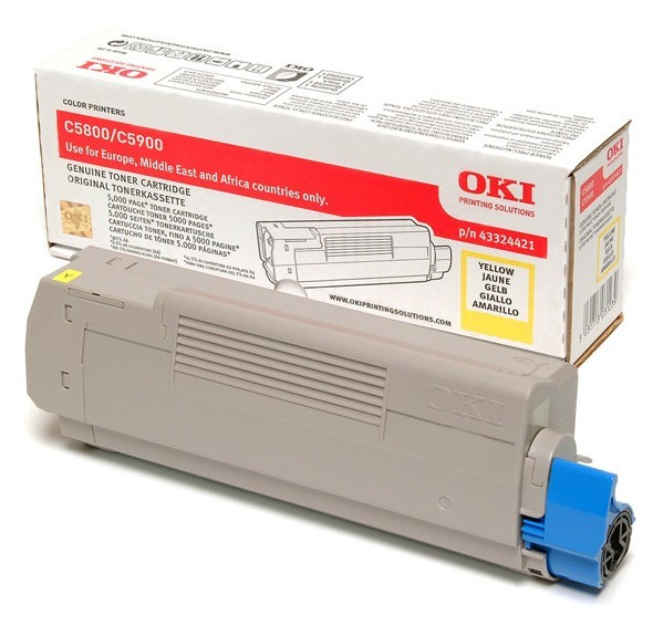 OKI - Gelb - Original - Tonerpatrone - für C5800dn, 5800Ldn, 5800n, 5900cdtn, 5900dn, 5900dtn, 5900n