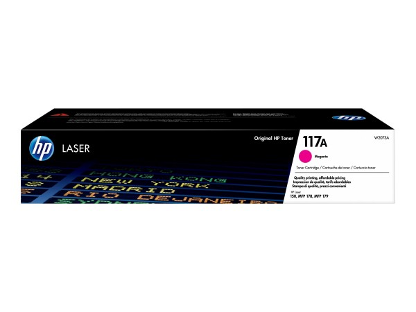 HP 117A - Magenta - Original - Tonerpatrone (W2073A) - für Color Laser 150a, 150nw, MFP 178nw, MFP 178nwg, MFP 179fnw, MFP 179fwg