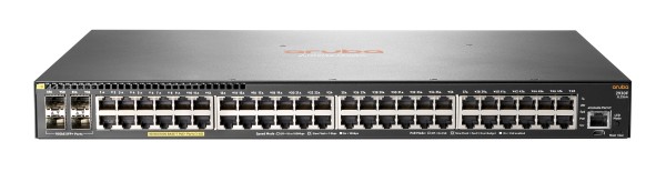 HPE Aruba 2930F 48G PoE+ 4SFP+ - Switch - L3 - managed - 48 x 10/100/1000 (PoE+) + 4 x 1 Gigabit/10 Gigabit SFP+ (Uplink) - an Rack montierbar - PoE+ (370 W)