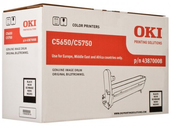 OKI - Schwarz - Original - Trommeleinheit - für C5650dn, 5650n, 5750dn, 5750n