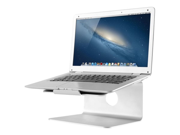 NewStar NSLS050 - Aufstellung für Notebook - Gebürstetes Aluminium - Silber - Bildschirmgröße: 25.4-43.2 cm (10"-17") - Schreibtisch
