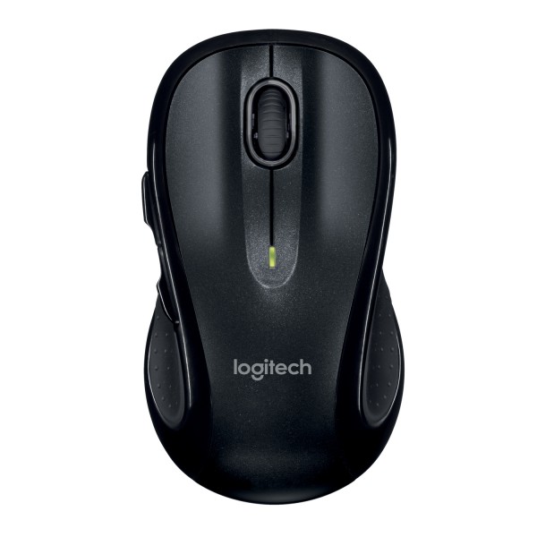 Logitech M510 - Maus - Für Rechtshänder - Laser - 5 Tasten - kabellos - 2.4 GHz - kabelloser Empfänger (USB) - Schwarz