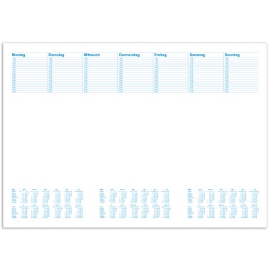 RNK Schreibunterlage Office 46633 480x330mm 30Blatt blanko/Kalender