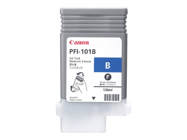 Canon LUCIA PFI-101 B - 130 ml - Blau - Original - Tintenbehälter - für imagePROGRAF iPF5000, iPF5100, iPF6100, iPF6200