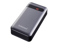 Intenso PD20000 - Powerbank - 20000 mAh - 3 A - PD, QC 3.0 - 2 Ausgabeanschlussstellen (USB, USB-C) - auf Kabel: USB-C - Anthrazit