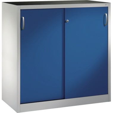 C+P Werkzeugschrank 205709S10028 Schiebetür 1200x1200x500mm lgr/ebl