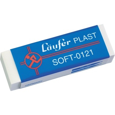 Läufer Radierer Plast Soft 01210 65x21x12mm