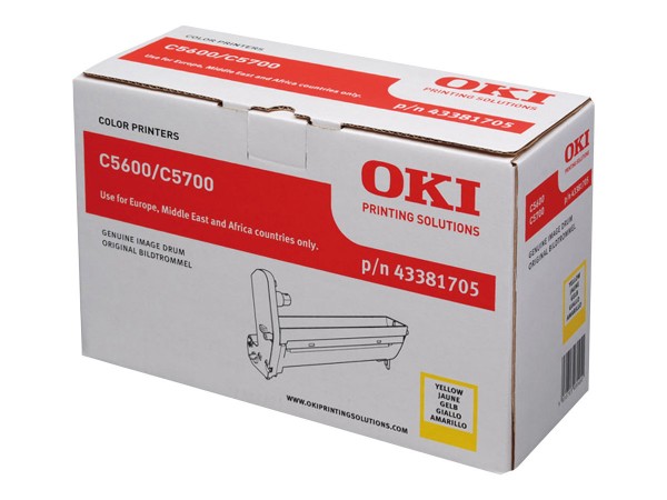 OKI - Gelb - Original - Trommeleinheit - für C5600, 5600dn, 5600n, 5700dn, 5700n