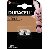 DURACELL Knopfzelle Electronics 052581 LR43 1,5V 2 St./Pack.