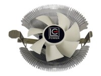 LC Power Cosmo Cool - Prozessor-Luftkühler - (für: LGA775, LGA1156, AM2, AM2+, AM3, LGA1155, AM3+, FM1, FM2, LGA1150) - Aluminium - 80 mm - weiß, Silber