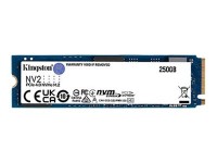 Kingston NV2 - SSD - 250 GB - intern - M.2 2280 - PCIe 4.0 x4 (NVMe) - für Intel Next Unit of Computing 12 Pro Kit - NUC12WSKi5