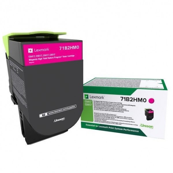 Lexmark X417 - Hohe Ergiebigkeit - Magenta - Original - Tonerpatrone LCCP, LRP - für Lexmark CS417dn, CS517de, CX417de