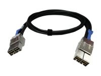 QNAP CAB-PCIE10M-8644-8X - Externes SAS-Kabel - 36 pin 8 x SFF-8644 (M) zu 36 pin 8 x SFF-8644 (M) - 1 m - Schwarz