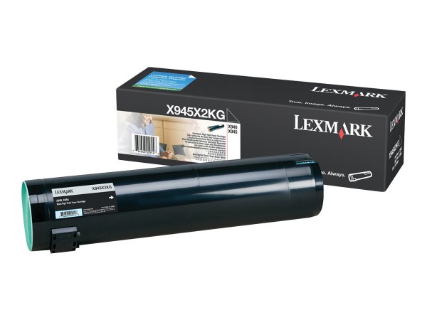 Lexmark - Hohe Ergiebigkeit - Schwarz - Original - Tonerpatrone LCCP - für Lexmark X940e, X940e Page Plus Solution, X945e, X945e Page Plus Solution