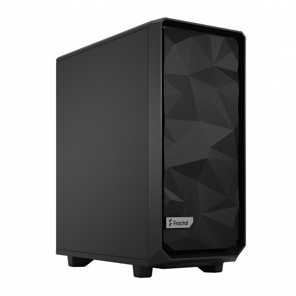 Fractal Design Meshify 2 Compact - Mid tower - ATX - keine Spannungsversorgung (ATX) - Schwarz - USB/Audio